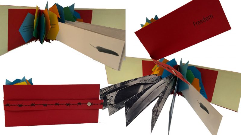 alt="Freedom" – Artist Book by Marlen Wagner, some impressions">