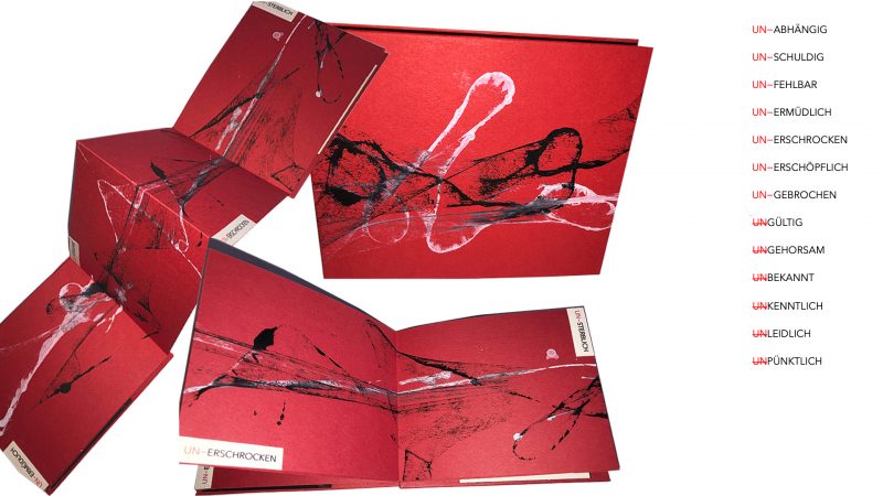 alt="UN 3" – Artist Book by Marlen Wagner, some impressions">
