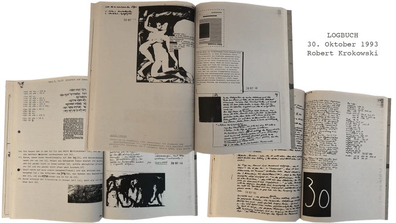 alt="Logbuch I 30. Oktober 1993, Artist Bock by Robert Krokowski">